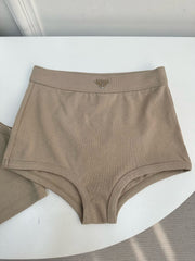 Tank top➕high waist underwear set,
