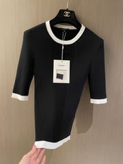 Hollow short sleeves