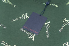 Emerald Monogram Print Oversized Tee