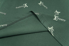 Emerald Monogram Print Oversized Tee