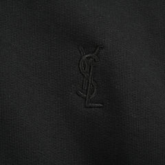 Small embroidered logo hooded sweatshirt