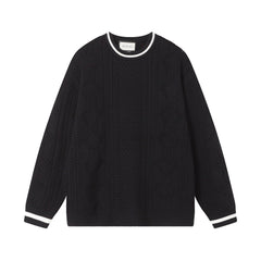 Twisted cutout sweater