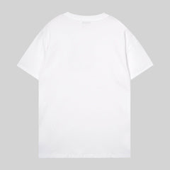 New letter embroidered pin T-shirt