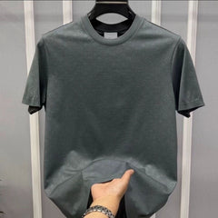 Embossed  Cotton T-Shirt