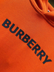 Logo Printed Cotton Hoodie