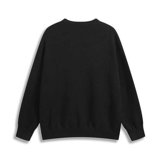 mohair letter sweater