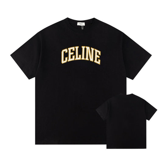cracked letter print short sleeves