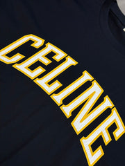 cracked letter print short sleeves
