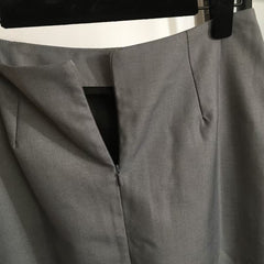 Striped Ribbon Lace Splicing Suit Skirt