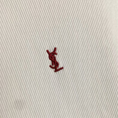 Red logo embroidered cotton vest