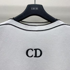 25ss logo little bee knitted sweater short sleeves