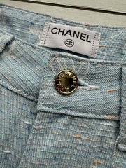 25ss jacquard all over print straight jeans