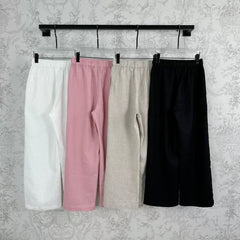 25 Early Spring Linen Elastic Waist Wide Leg Pants