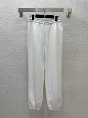25 Fashion casual suit with double c logo embossing
