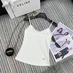 Lace patchwork camisole