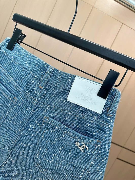 Heavy duty denim shorts