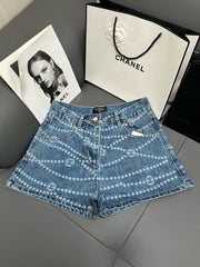 New denim shorts