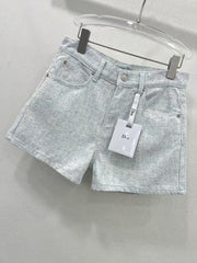 New denim shorts