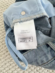 2025 Summer New Arrival Small Fragrance Coco Embroidered Denim Shorts  SML
