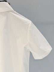 White shirt✨Classic college-style shirt