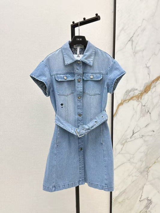 25Ss — Spring/Summer Latest Inner Jacquard Old Flower Denim Series