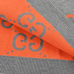 Double G all over jacquard crew neck sweater