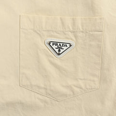 Pocket triangle short sleeve shirt suit