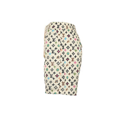 All-over printed silk short-sleeved shirt