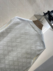Silk cotton jacquard jacket
