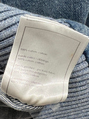 Beach Series Heart Embroidered Lapel Denim