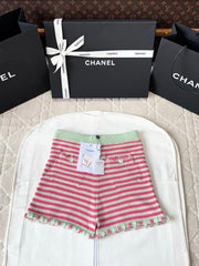 Colorblock Striped Cardigan (Cashmere)