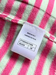 Colorblock Striped Cardigan (Cashmere)