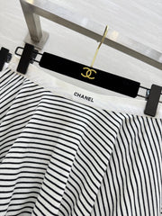 Striped cotton suit