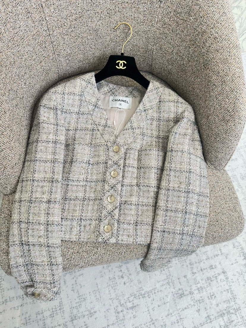 Early Autumn Series New French Lady Chanel Style Braided Jacket