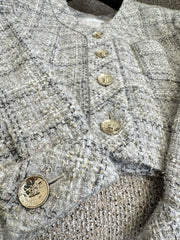 Early Autumn Series New French Lady Chanel Style Braided Jacket