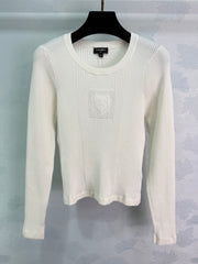 Heart knitted shirt