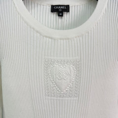 Heart knitted shirt