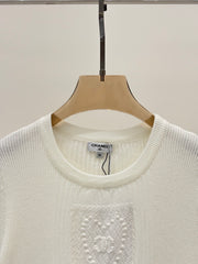 Heart knitted vest