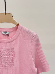 Heart knitted vest