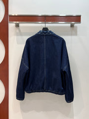 Denim with monogram lapel