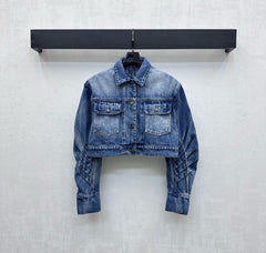 Cropped silhouette denim