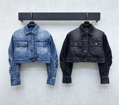 Cropped silhouette denim