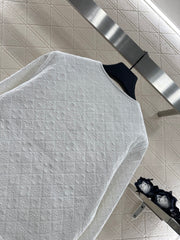 Round neck jacquard