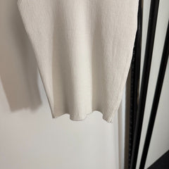 Halter neck knitted vest