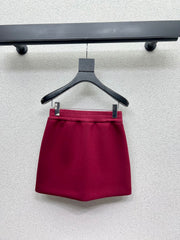 Space cotton red casual suit