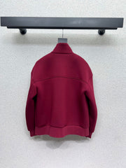 Space cotton red casual suit