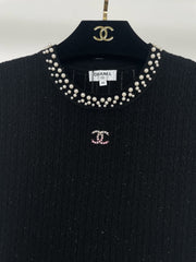 C 25sS small flying sleeve knitted short sleeve