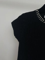 C 25sS small flying sleeve knitted short sleeve