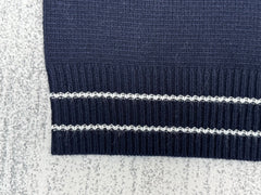 New Dior classic letter embroidered cashmere knitted short sleeves