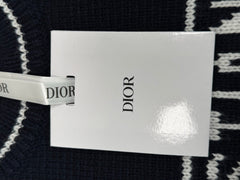 New Dior classic letter embroidered cashmere knitted short sleeves